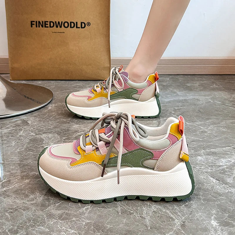 Women Sneakers Luxury Fashion High Top Women Boots Platform Casual Shoes Outdoor Running Shoes for Women Female Ladies Trainers