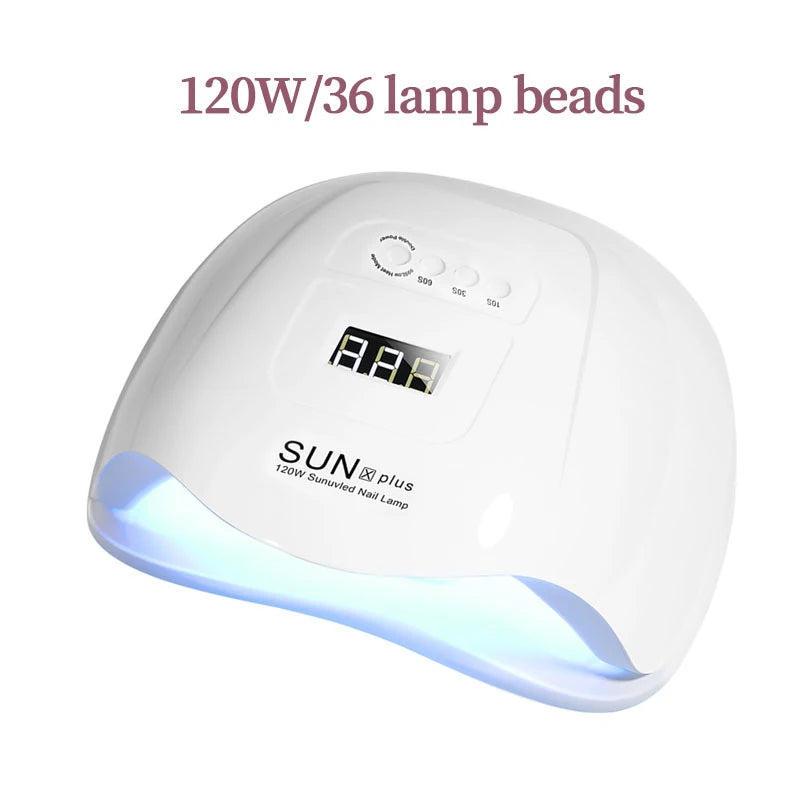 High Power SUN X PLUS Nail Lamp Phototherapy UV Led For Drying All Nail Gel Polish With LCD Touch Smart Sensor Manicure Salon