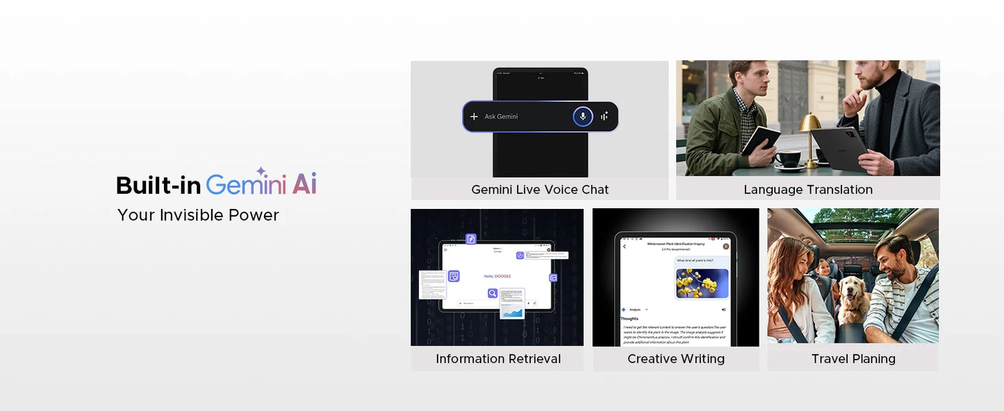 DOOGEE Tab G6 Pro Ultra Dünnes Metallgehäuse - 9000mAh, 8GB Ram, 128GB ROM