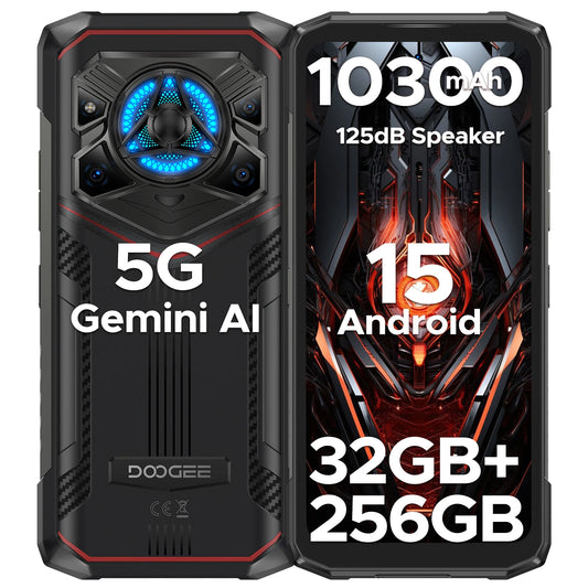 DOOGEE Blade20 Play Robustes 5G - Kapazität 10300mAh, 33W, 6,6 Zoll