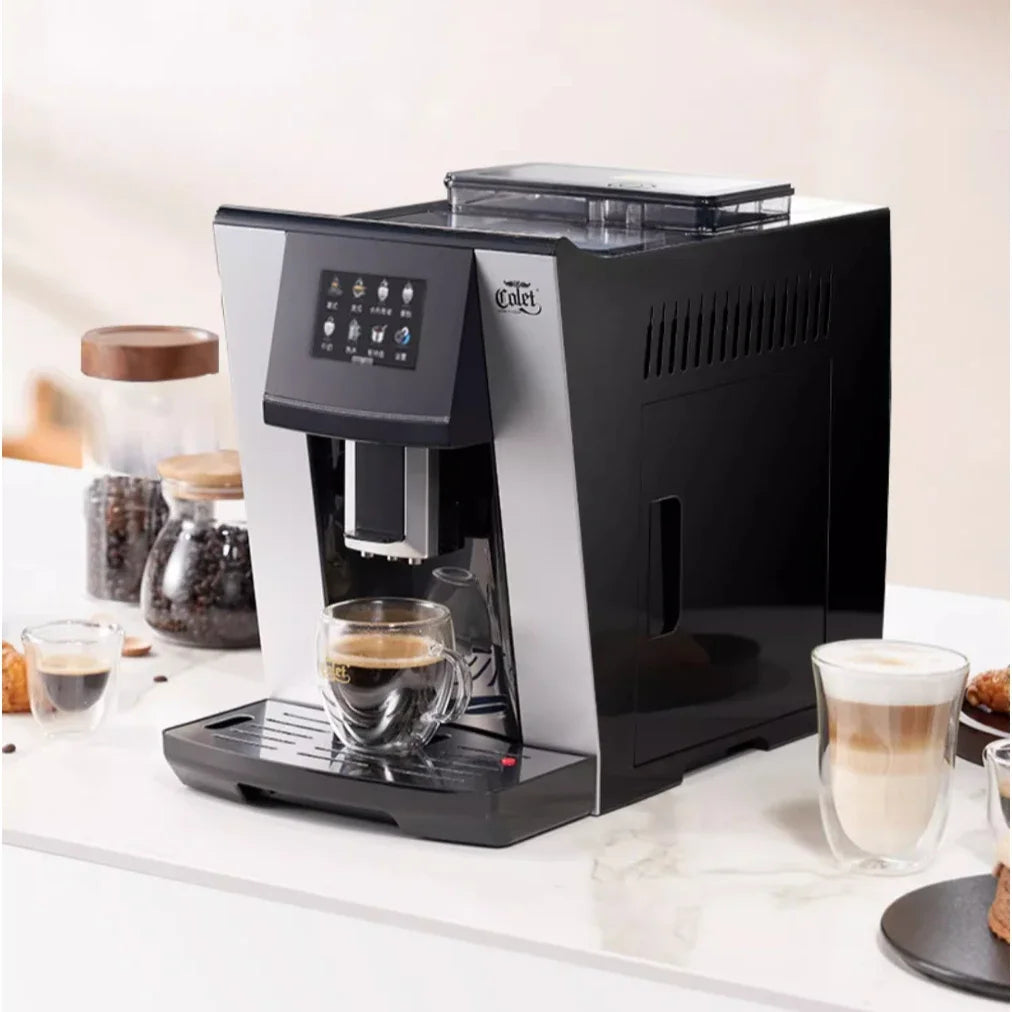 Espressor automat complet, ecran tactil inteligent, râșniță integrată, espressor multifuncțional pentru uz casnic