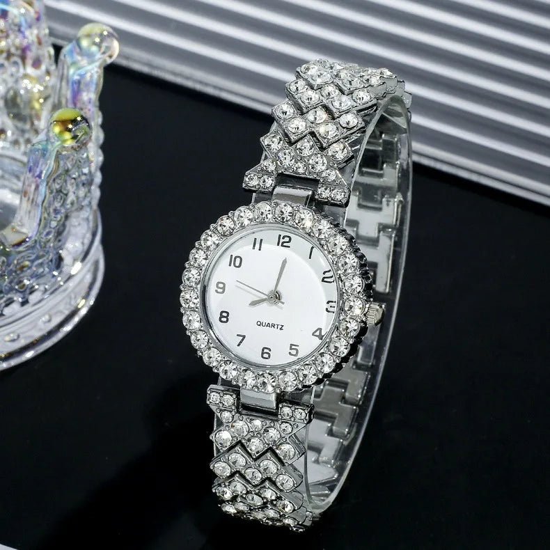 Trendiger Digitaler Rhinestone-Damen-Schmuck, Stilvoller Quartz-Armband, Elegante Damen-Uhr, Heißer Verkauf-Design