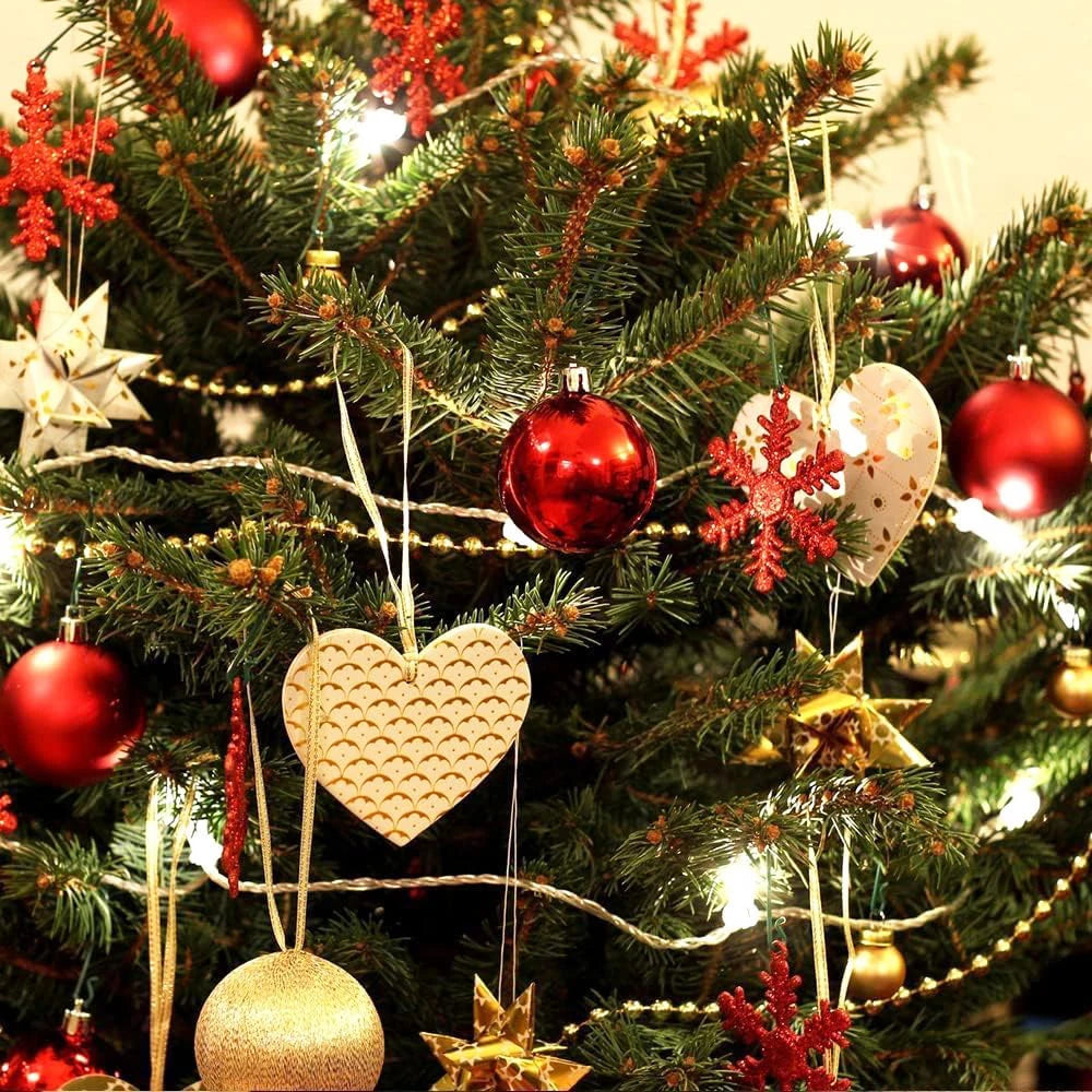 Surpsea KugelnSet Festliche Weihnachtskugeln - 24 Stück 3 cm Mehrfarbig