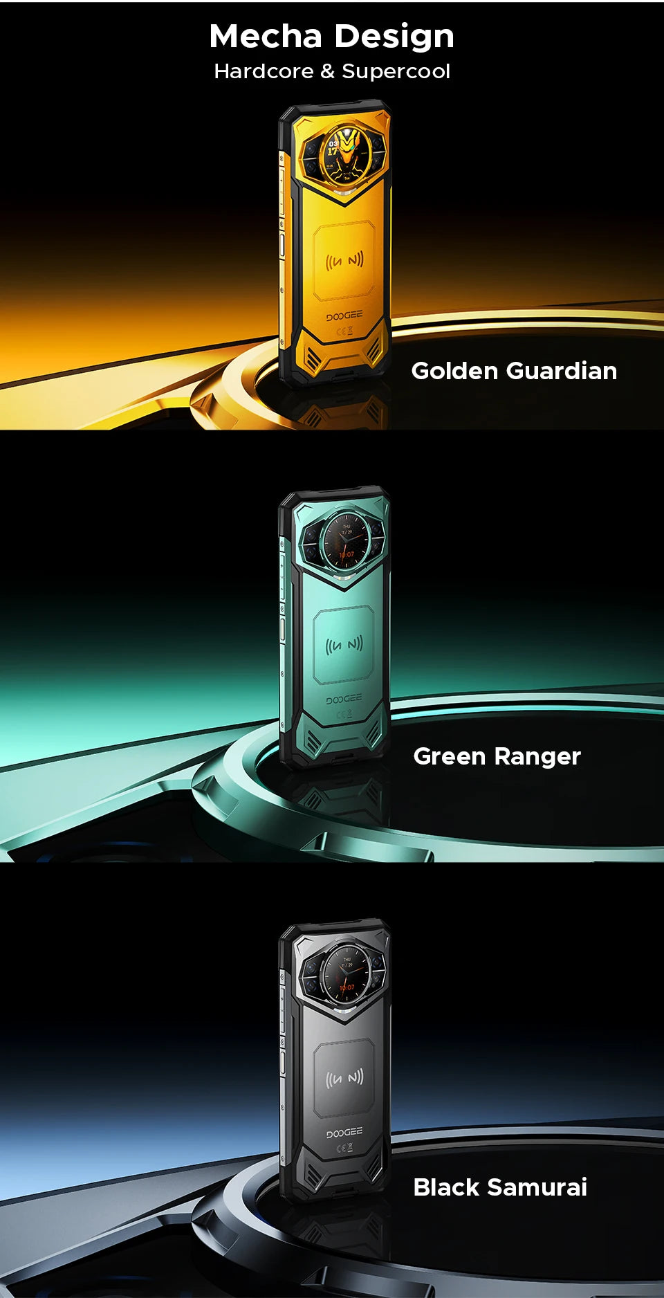 DOOGEE S200 X Gemini AI - 10100 mAh 33W 6,72 Zoll Display