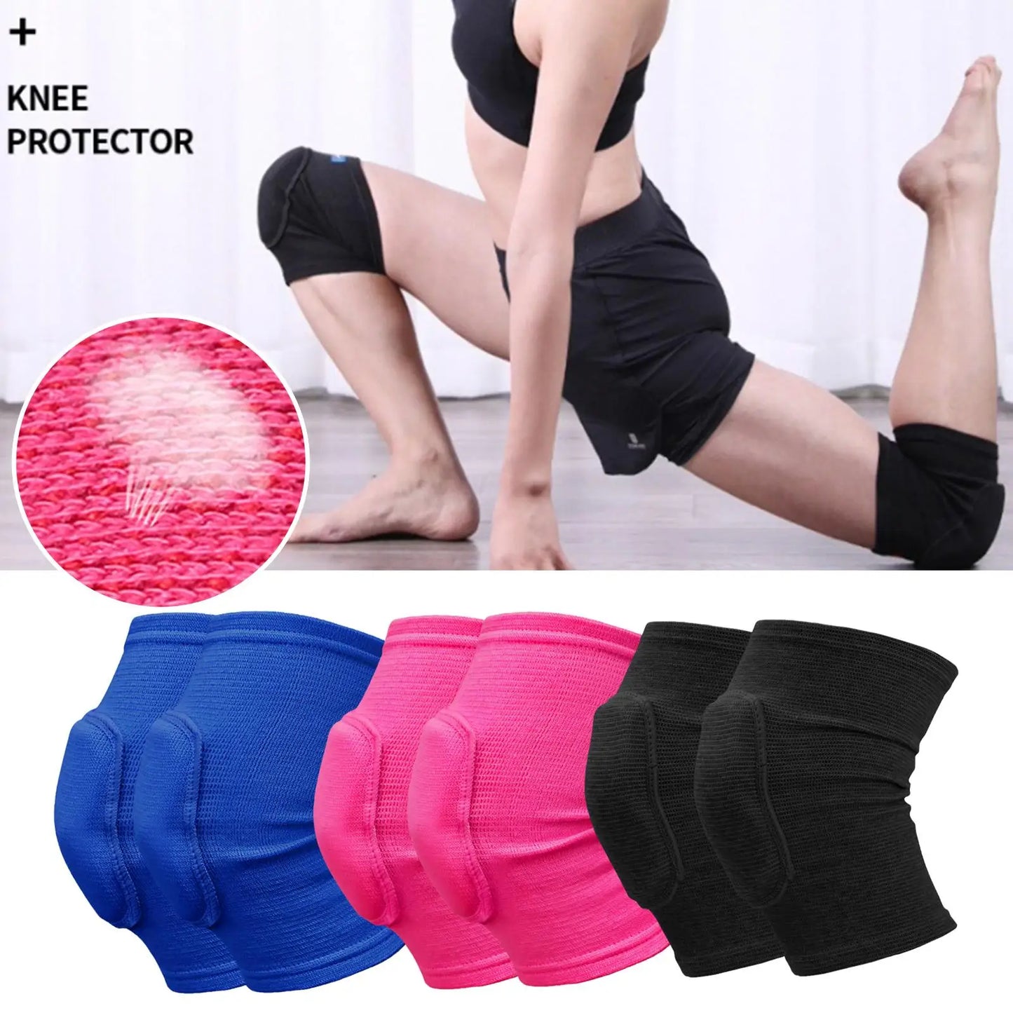 Schutz Sport Knie Pads 2025 - Männer Frauen Kinder Knie - Knie Bandagen Tanz Yoga Volleyball Fußball Radfahren Tennis 1 Paar