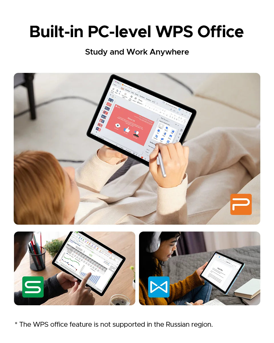 DOOGEE Tab A9 Pro+ Android 15 Tablet - 11 Zoll, 128 GB, 8580 mAh