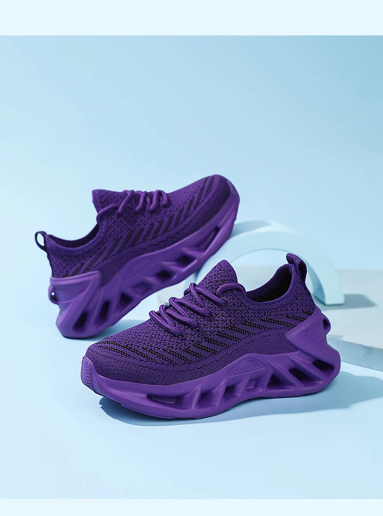 Kinder Schuhe 2025 - Junge Casual Sneakers Platform Komfortabel Schwarz Weiß - Kind Schule Sport Tenis Unisex Sport Schuhe