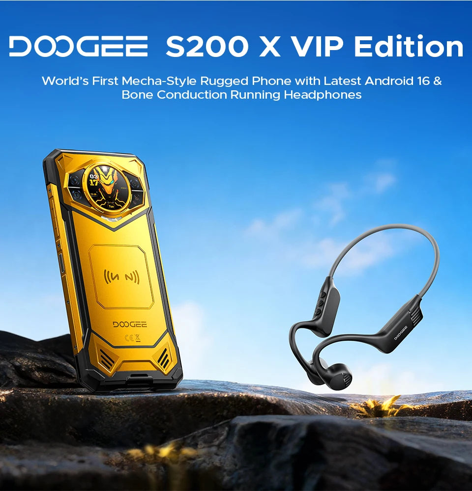 DOOGEE S200 X Gemini AI - 10100 mAh 33W 6,72 Zoll Display