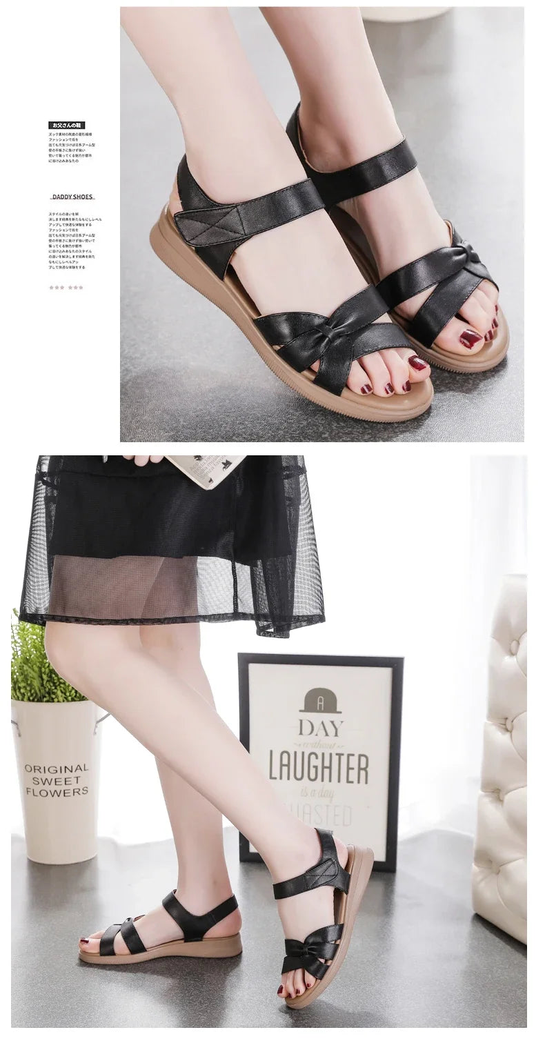 Summer Women Shoes Sandals Open Toe Walking Shoes Soft Ladies Shoes Wedge Women Shoe Party Sandal Women Female Footwear
