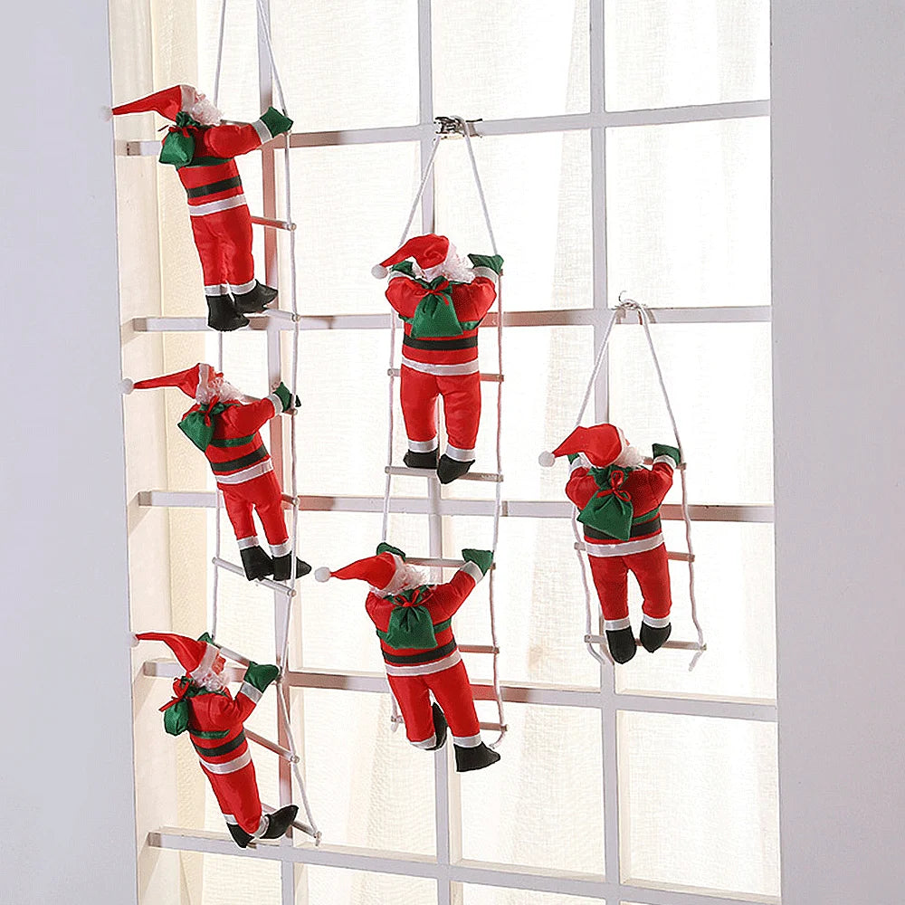 EsenTroye SD0015A Santa Kletternd - Größe Klein; Material Vlies Seil