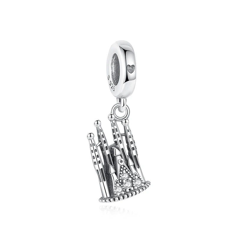 Originale 925 Sterling Silber Charms Liebe Reise London Bus Koffer Paris Perlen passen für Pan Armbänder Halsketten Frauen DIY Schmuck