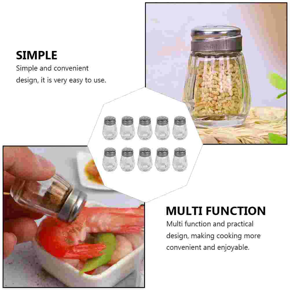 KüchenPro SpiceX Mini Gewürzgläser Glas - 50ml Manuell Ø4cm