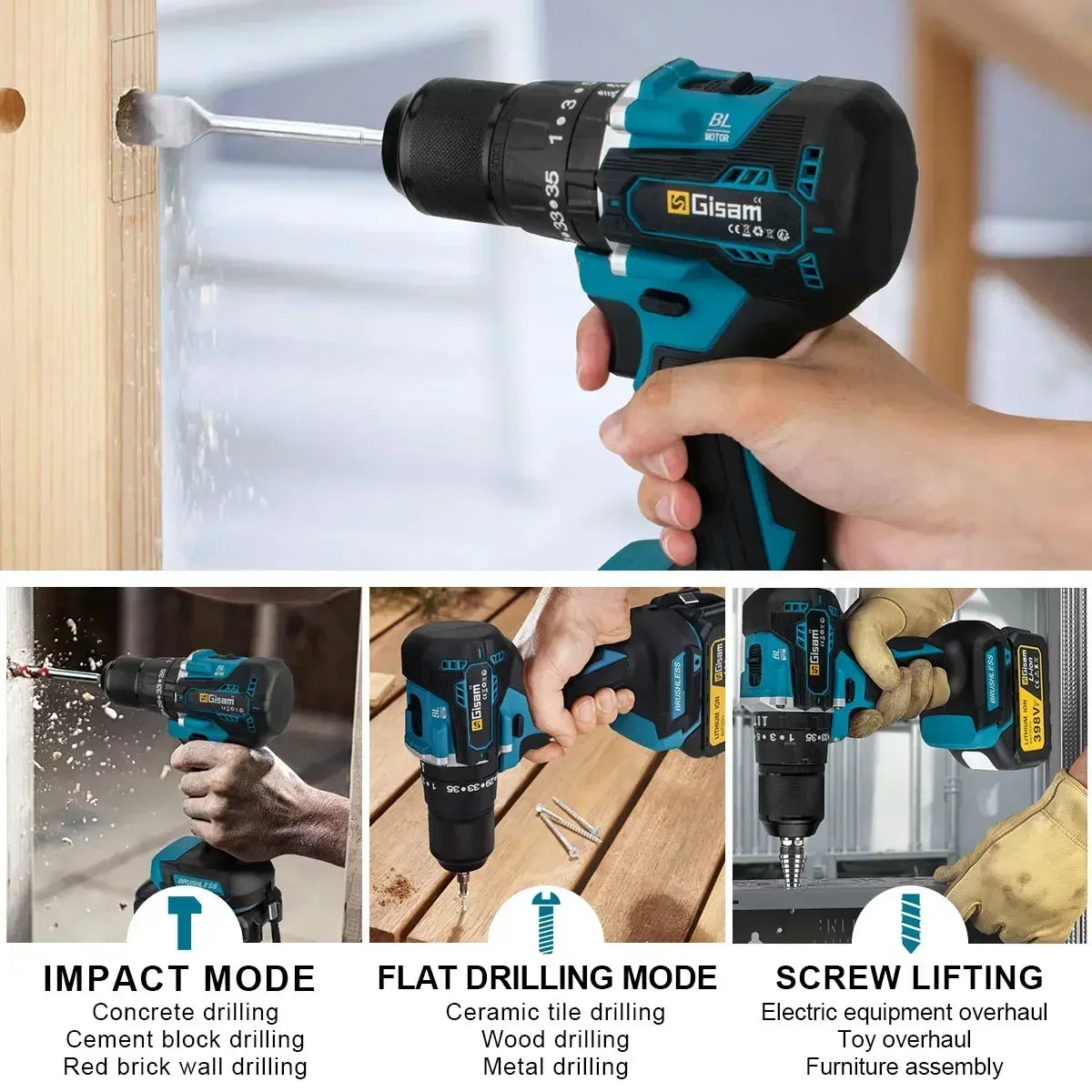 Kombi-Kitz Power-Tools-Sets Brushless