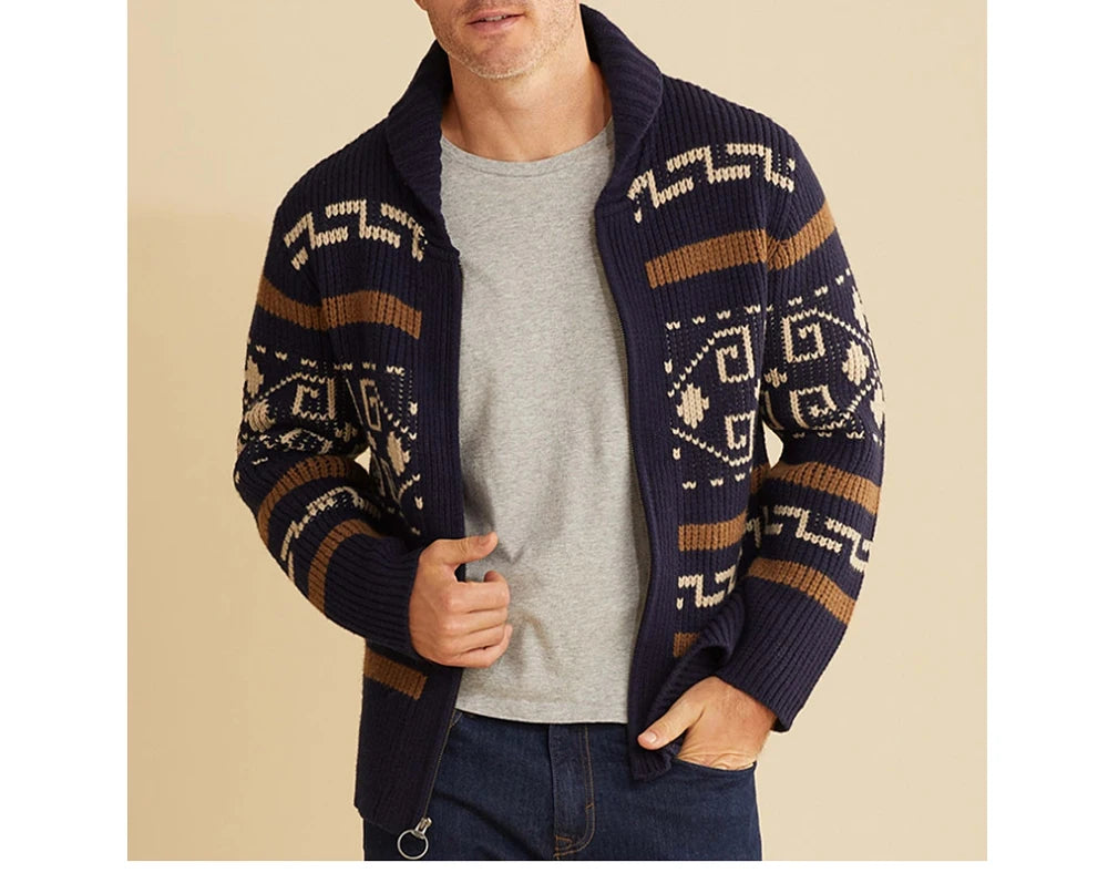 Zhejiang Premium Kaschmir Strickcardigan - Wärmekomfort Kapazität Hoch, Leistung Warm, Größe XL