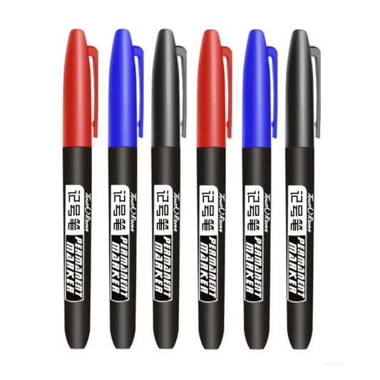 AIWOSUOAIB Permanentmarker 3er Öl - 1,5mm Schwarz Blau