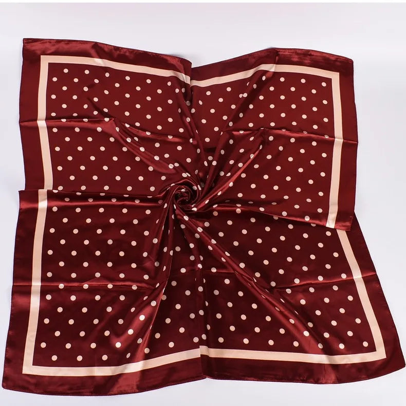 Luxoria Seidenoptik Halstuch - 90x90 cm Polyester weich