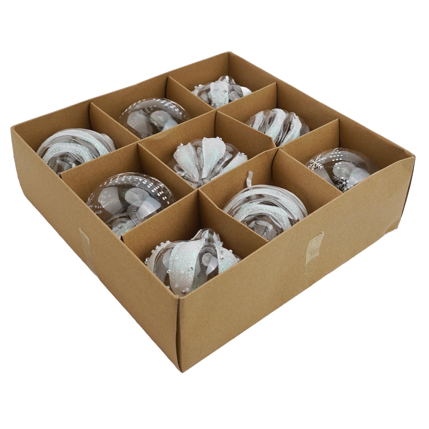 Choice Weihnachtskugeln Bruchsicher - Inhalt 9 Stk, Durchmesser 6 cm