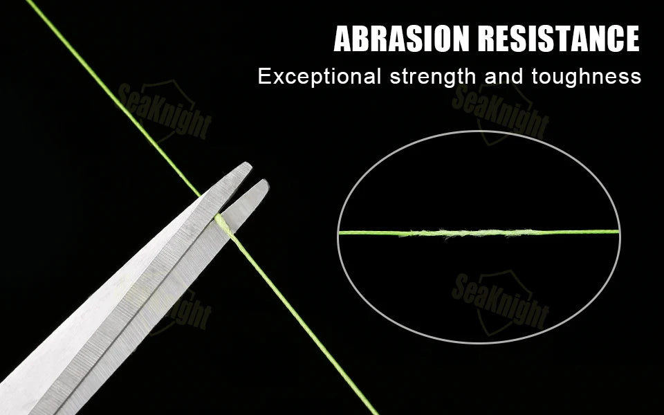 SeaKnight Brand W8 II Series Fishing Line 8 Strands 500m 300m anti-UV anti-saltwater Coating, Multifilament PE Line Braided Wire