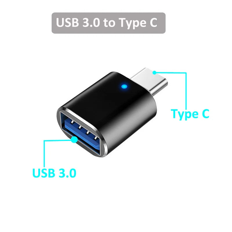 OTG-Adapter Typ C zu USB3.0 - Hochleistungs-Verbinder für Laptop und Handy