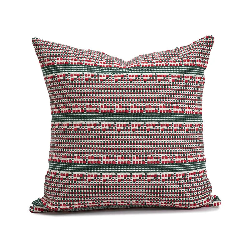 Christmas Pillowcase Christmas Tree Pillow New Year Plaid Sofa Throw Cushion Atmosphere Christmas Decoration Back Pillow Covers