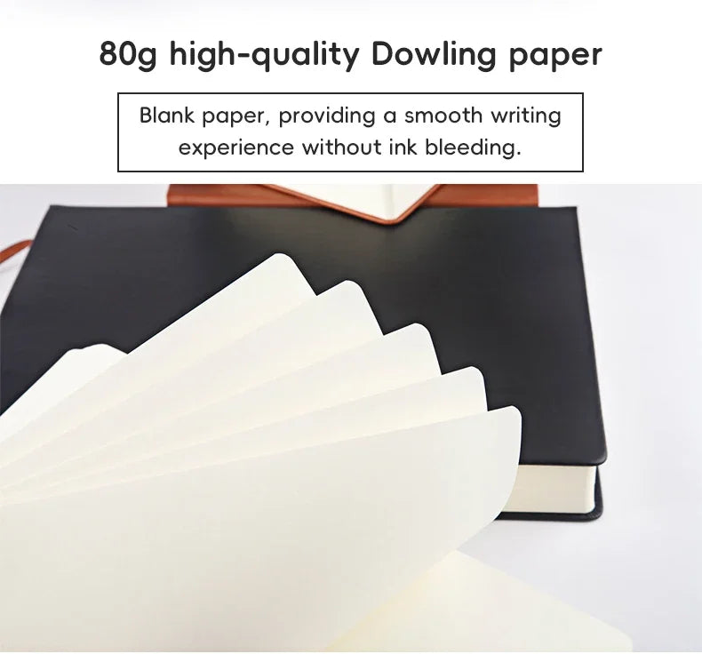 PU-Leder Notizbuch 2025: A4/A5/A6 Super-Thick - Travel Journal Collection