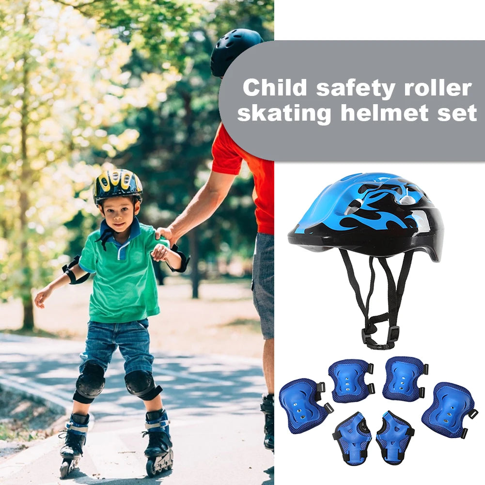 JOCESTYLE Skate Schutzset Verstellbar - Helm 48-55cm ABS