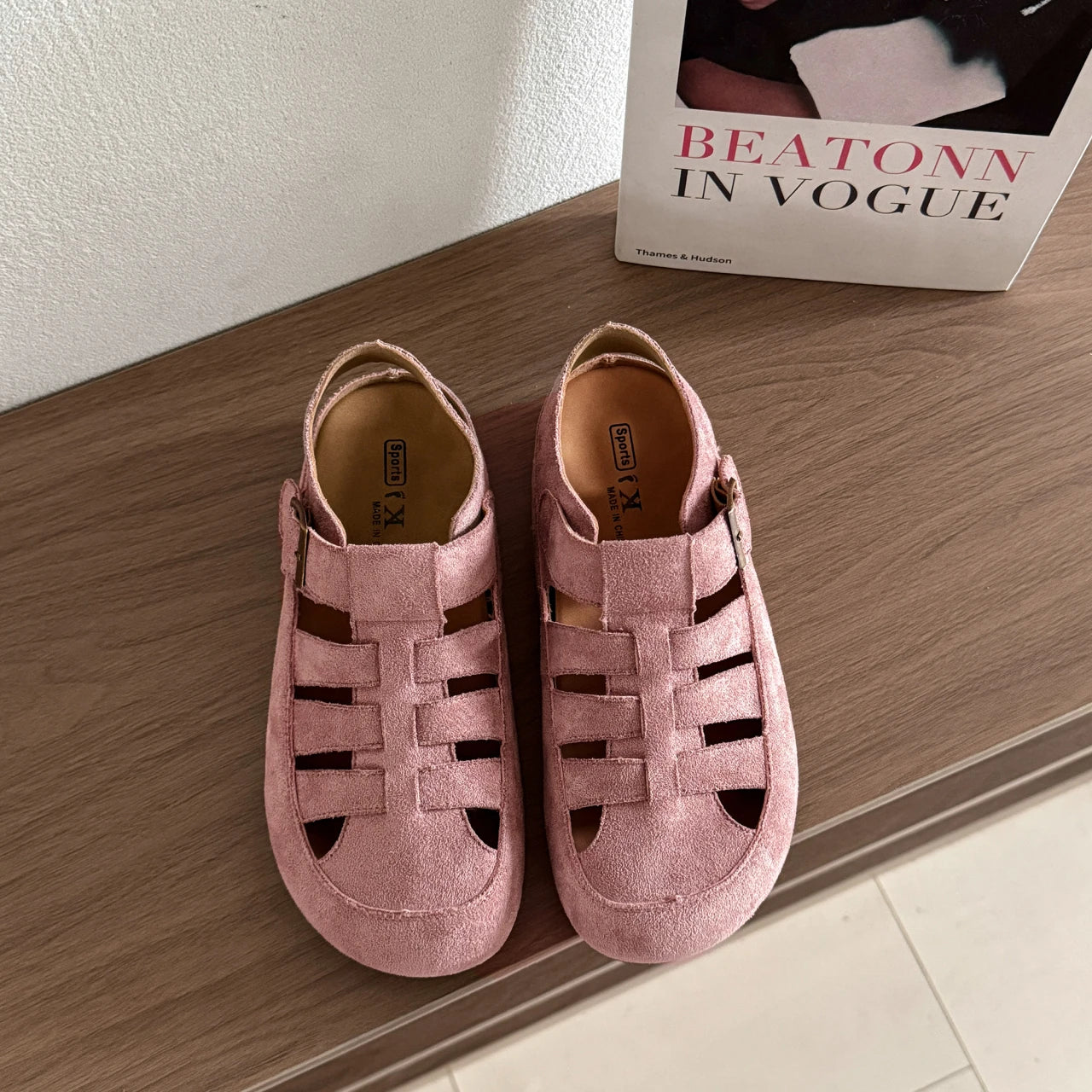 Flats Women's Sandals Fashion Hollow Designer Shoes Casual Slingback Slippers 2025 Summer Flip Flops Trend Sandalias De Mujer