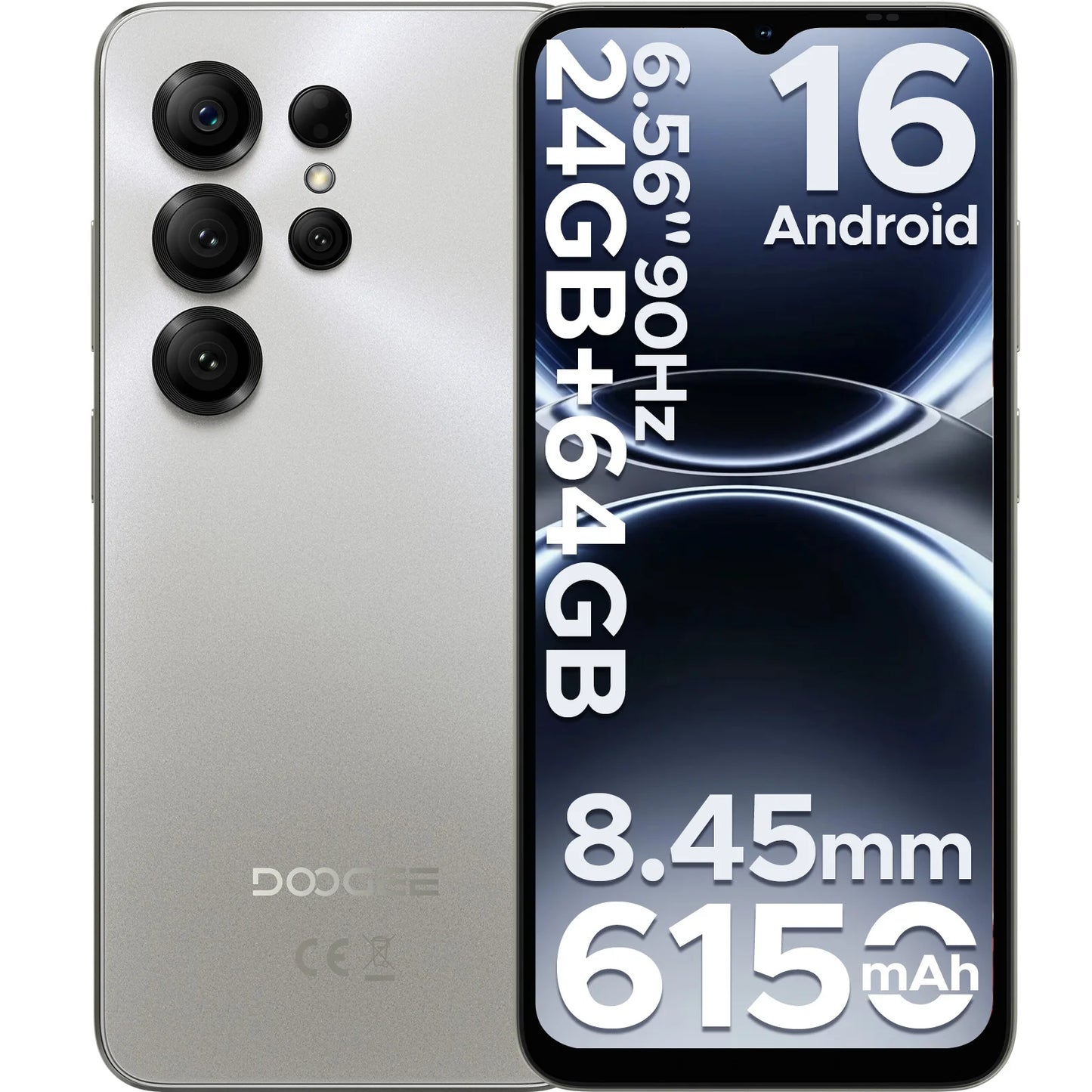 DOOGEE Note56X 6,56 Zoll Display - Akku 6150 mAh, CPU Unisoc SC9863A