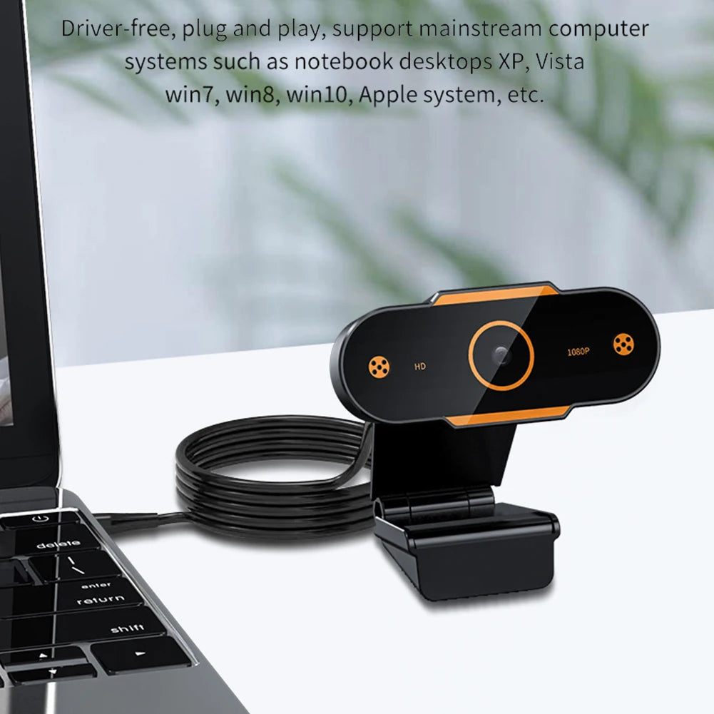 Fanmuran Webcam USB 4K - CMOS Sensor, 480P, Mikrofon