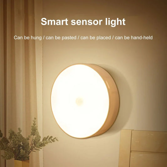 LED Smart Menschlich Körper Sensor Nachtlampe Notfall Automatisch Beleuchtung USB Aufladung Drahtlos Magnetisch Saugnapf Verwendung Nachtlicht