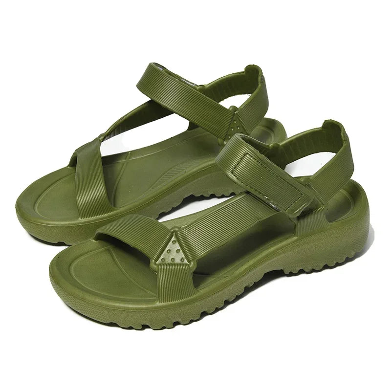 Sommer-Sandalen 2025: Womens Sandals Summer Trend Anti-slip Wear-resistant - Lightweight EVA Flat Sandals Women Outdoor Beach Shoes Collection