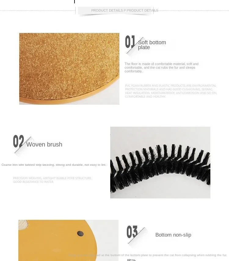 Katzenspiel Bogen Selbstpflege - Holz ohne Akku 38x25cm