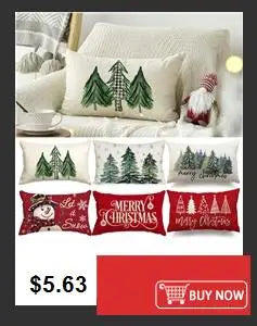 Christmas Pillowcase Red Snowman Pillowslip Home Textile Xmas Pillow Cases Elk Rabbit Decorative Throw Pillow Cover Home Decor