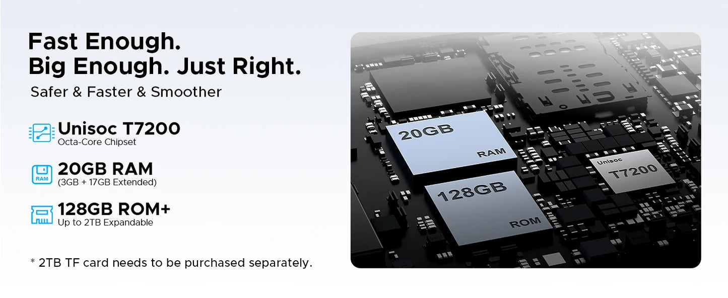 DOOGEE Tab G5 Gemini AI - 128GB ROM, 7500mAh Akku, 10,1 Zoll Display