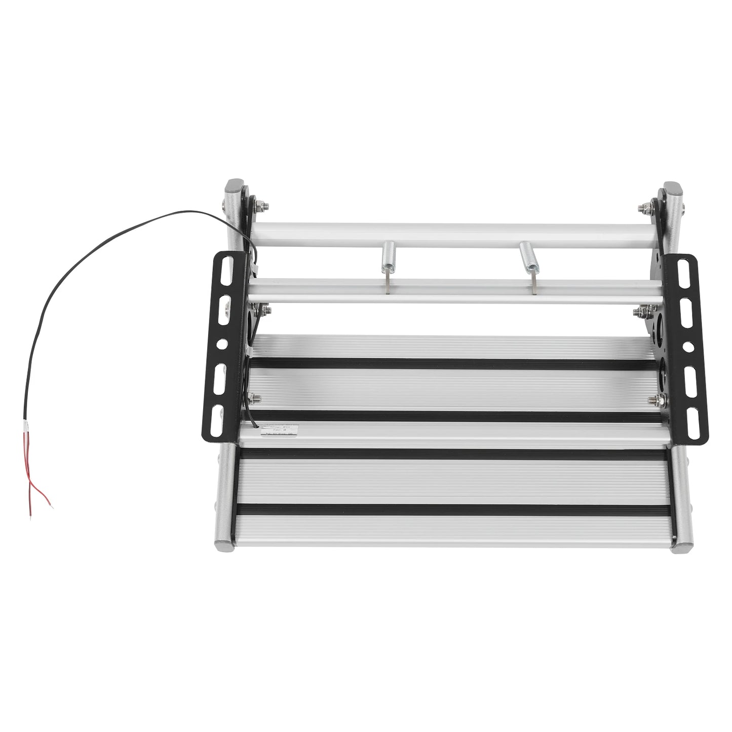 Bymaocar Manual Rv Step with 12v LED Light Aluminum Manual Folding Rv Step Rv Camper Step