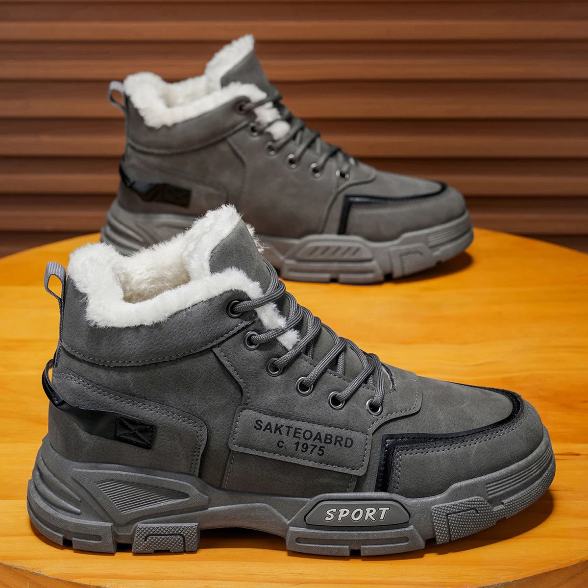 Cizme de zăpadă Choice: Căptușeală călduroasă - Impermeabilă, partea superioară din PU, talpă din PVC