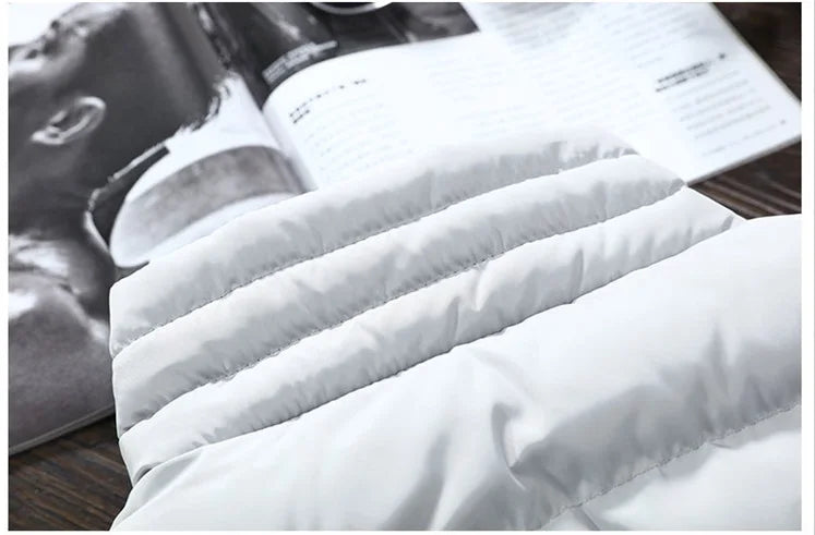 CPCOEPAXCN Weste Winddichte Baumwolle - Reißverschluss, Mandarin-Kragen, Länge Regular