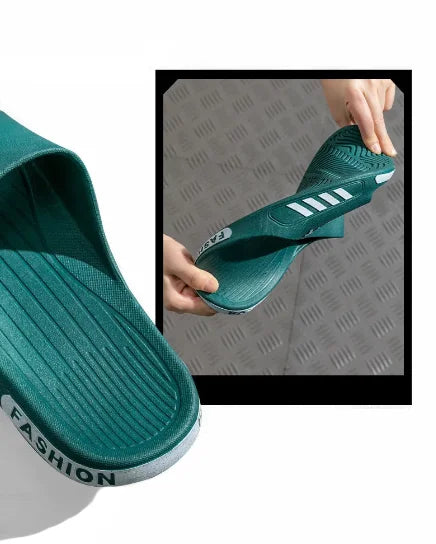 Mode Herren Hausschuhe PVC Weich Sohle Rutschfest Slides Casual Outdoor Strand Flip Flops Heim Badezimmer Paare Hausschuhe Neue Sandale