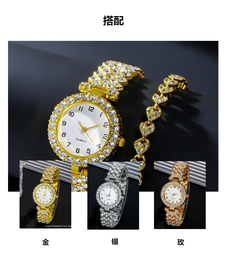 Trendiger Digitaler Rhinestone-Damen-Schmuck, Stilvoller Quartz-Armband, Elegante Damen-Uhr, Heißer Verkauf-Design
