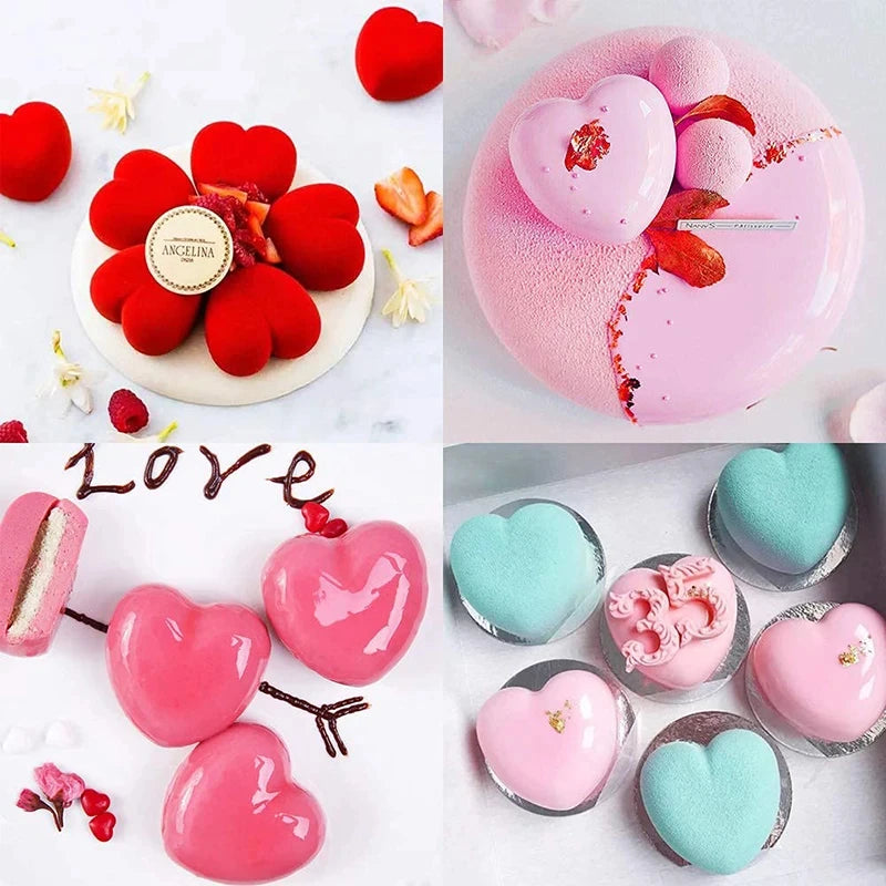 Silicone Pastry Mold 3D French Dessert Mousse Cake Baking Pan Chocolate Candles Soap Fondant Molds DIY Cake Decoration Tools