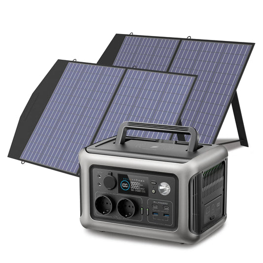 ALLPOWERS R600 Solargenerator - 299Wh 600W 28x19 cm by Golden Bridge Store