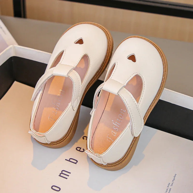 Lina Prinzessin Lederschuhe T-Riemen - Größe 20-27 Weich