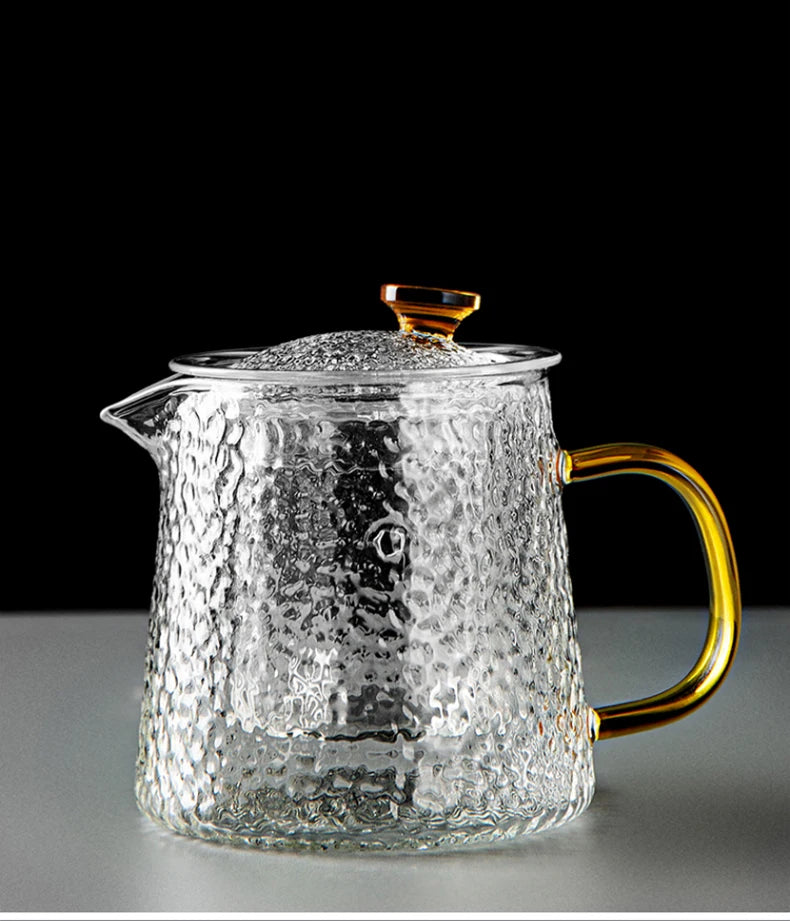 GIANXI High Quality Heat Resistant Glass Tea Pot Chinese Kung Fu Tea Set Puer Kettle Coffee Glass Pot Convenient Office TeaPot