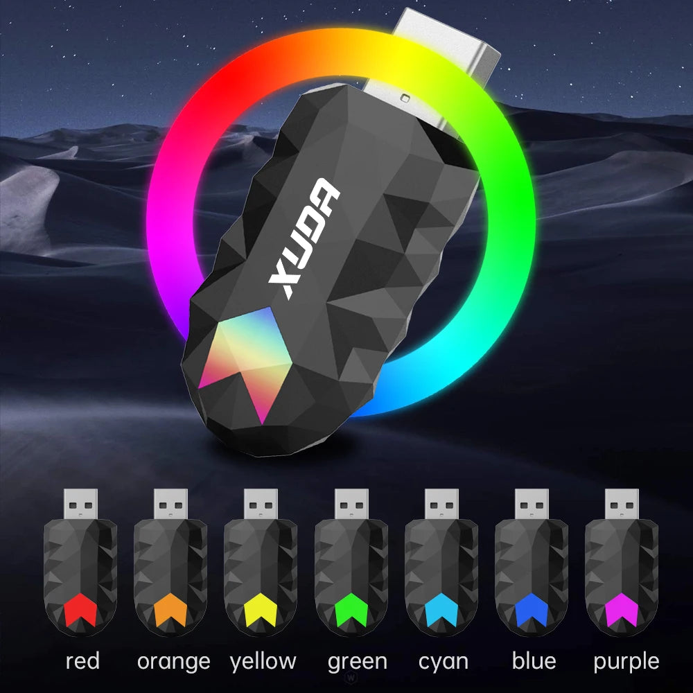XUDA 2in1 Drahtlos CarPlay AI Mini Box 2025 - Android Auto Box Plug Play - Automatisch Verbindung Kompatibel 99% Autos Auto Radio