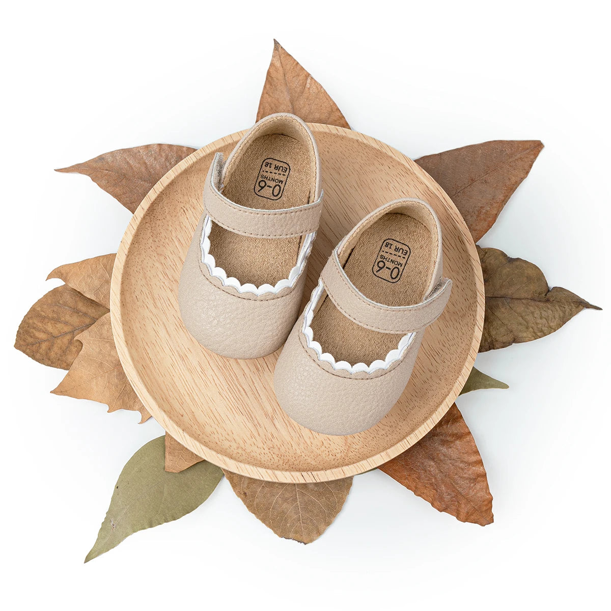 Frühling Herbst Baby Mädchen Prinzessin Schuhe 2025 - Rutschfeste Gummisohle Erste Laufschuhe - Komfortable Kleinkind Ballett Pantoletten