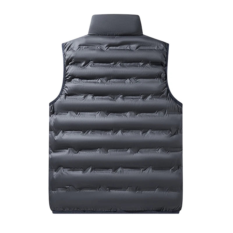 LzllttCN Winter Warme Weste - Ohne Kapuze Wasserabweisend Reißverschluss Taschen Größen Regular