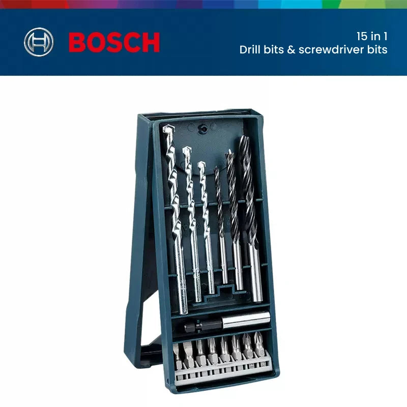 Bosch Twist Drill Combination Metal Drill Bit Woodworking Drill Bit Power Tools Screwdriver Head Mixed Set 7/15/25/33Pcs Accesso