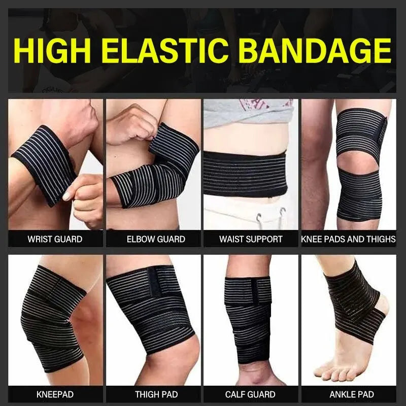 Auswahl Sport Elastische Kniebandage - Einheitsgröße Halt