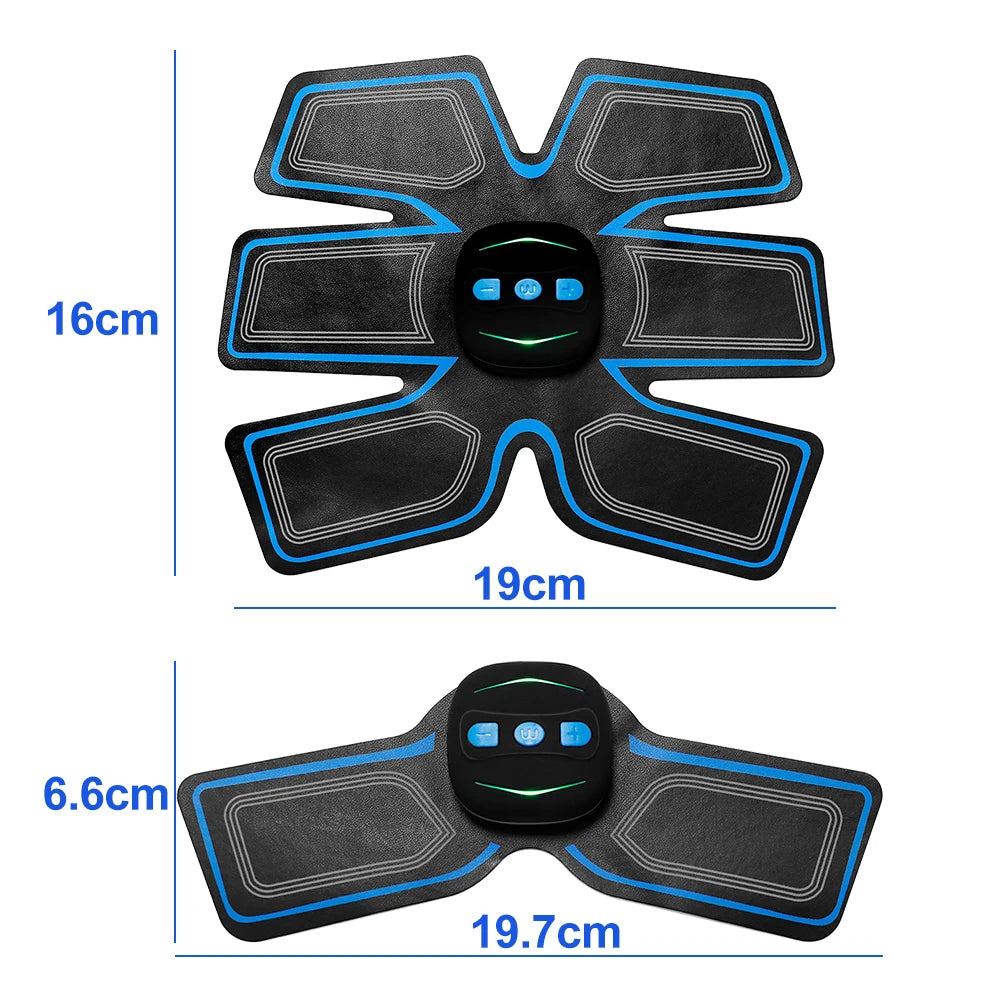 Electric Muscle Stimulator EMS Abdominal Hip Trainer  Fitness Training Home Gym Body Slimming Waist Trainer Loss Massager