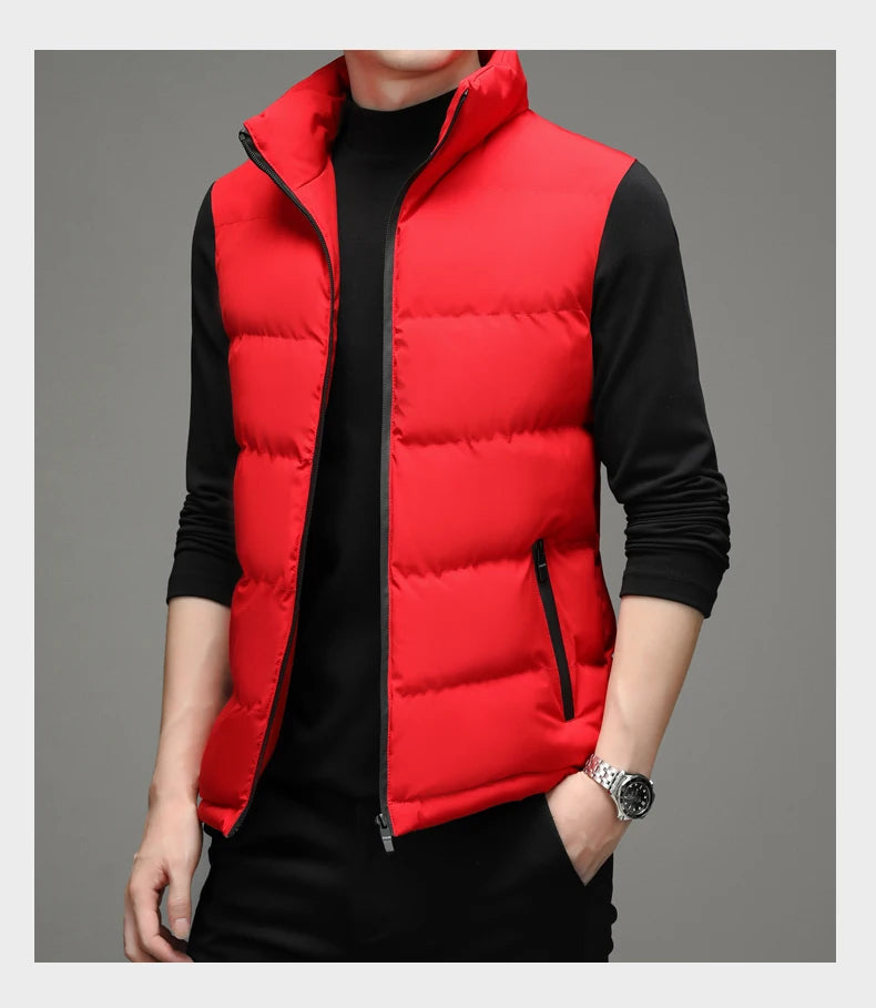 CN Fujian Daunenweste Standkragen Winddicht - Füllung Daunen/Baumwolle, Größe M, Wärmeleistung Hoch